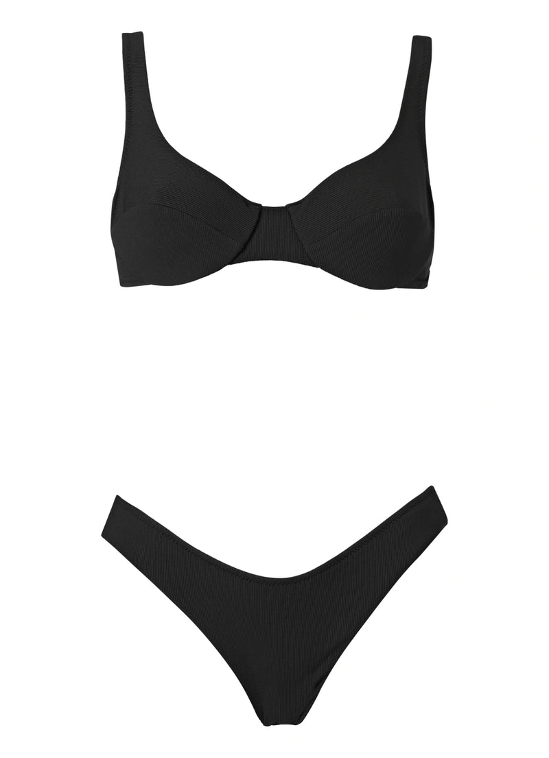 Irini Cup Bikini Curly Black