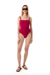 Karina Braided Trim One Piece Wild Magenta