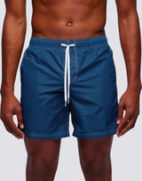 Iconic Tafetta Stretch Mid Boxer Navy