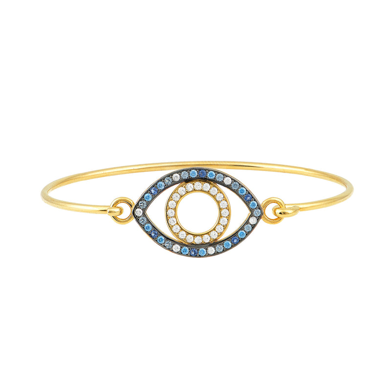 Maia Bracelet Gold/Blue Fade