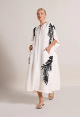 Serina Kaftan Antique White