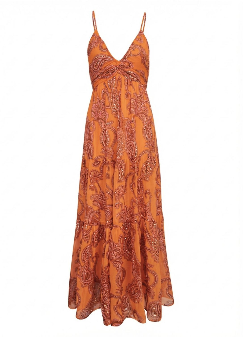 Waheeda Dress Burnt Orange – APOELLA