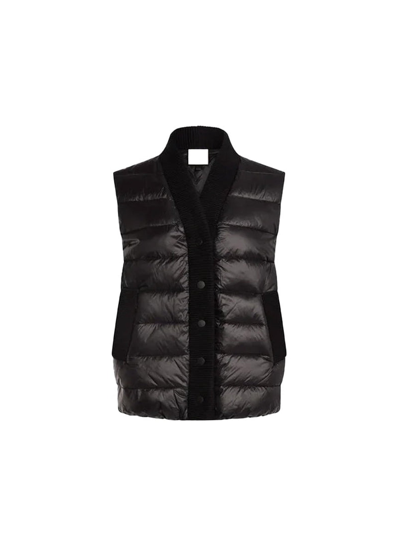 Activewear Varley Colwyn Combo Boxy Gilet Black Apoella