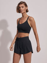 Activewear Varley Kallin Running Short 3 Black Apoella