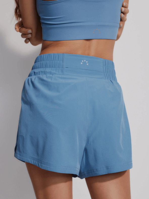 Women's Bike Shorts - Run Dry 500 Blue - Asphalt blue - Kiprun