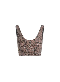 Activewear Varley Let's Go Elsie Bralette Mauve Mix Speckle Animal Print Apoella