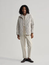 Activewear Varley Libby Plush Quilt Jacket Light Sand Apoella