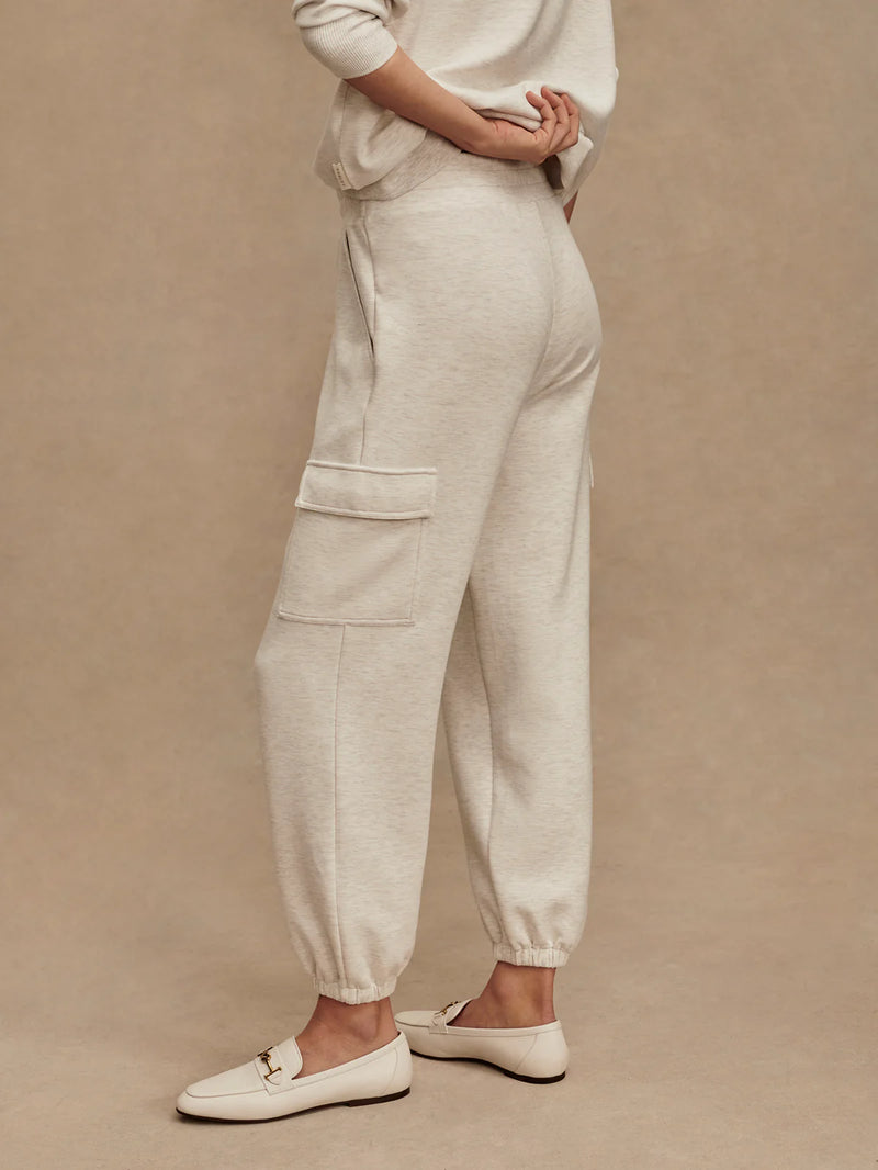 The Cargo Pants Ivory Marl