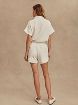 Ollie High Rise Short 3.5 Ivory Marl