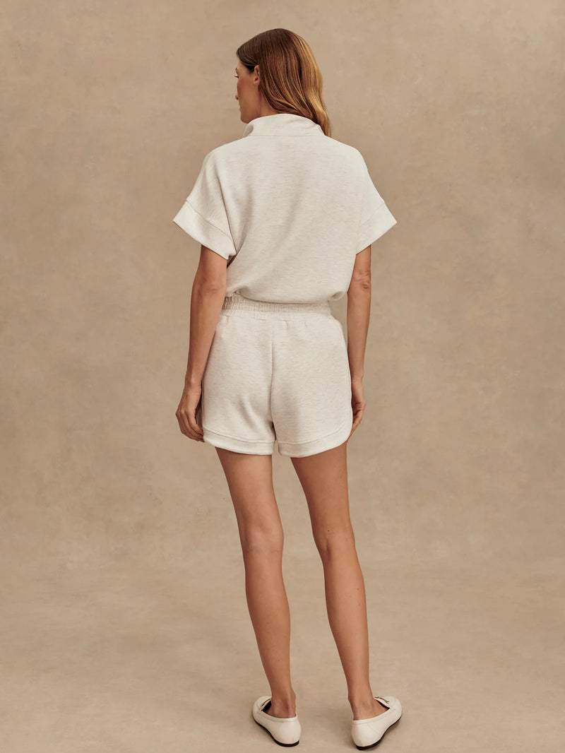 Ollie High Rise Short 3.5 Ivory Marl