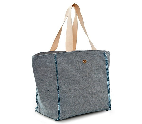 Beach Bags Apoella Kythira Canvas Beach Bag Denim O/S / Denim Apoella