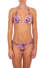 Bikini Emmanuela Swimwear Maira Triangle Bikini Pink/Orange/Black Apoella