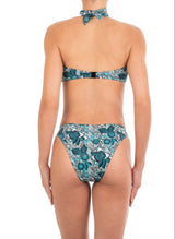 Bikini Emmanuela Swimwear Vita Halter Bikini Green Floral Apoella