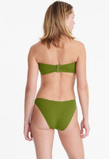 Bikini Eres Show Fripon Bandeau U Classic Bikini Pistache Apoella