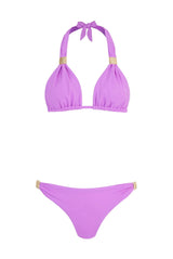 Bikini Heidi Klein Huatulco Adjustable Bikini Purple Apoella