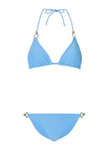 Bikini Heidi Klein Ocean Tide Triangle Ring Bikini Light Blue Apoella