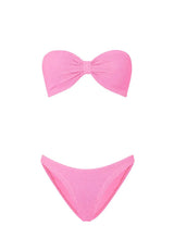 Bikini Hunza G Jean Bandeau Classic Bikini Bubblegum O/S / Bubblegum Apoella