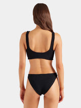 Bikini Hunza G Juno Bow Classic Bikini Black O/S / Black Apoella