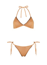 Bikini Kiohne Ocean/Zoe Triangle Embroidered Bikini Sand Sparkle Apoella