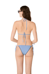Bikini Kiohne Ocean/Zoe Triangle Embroidered Bikini Sky Blue Apoella