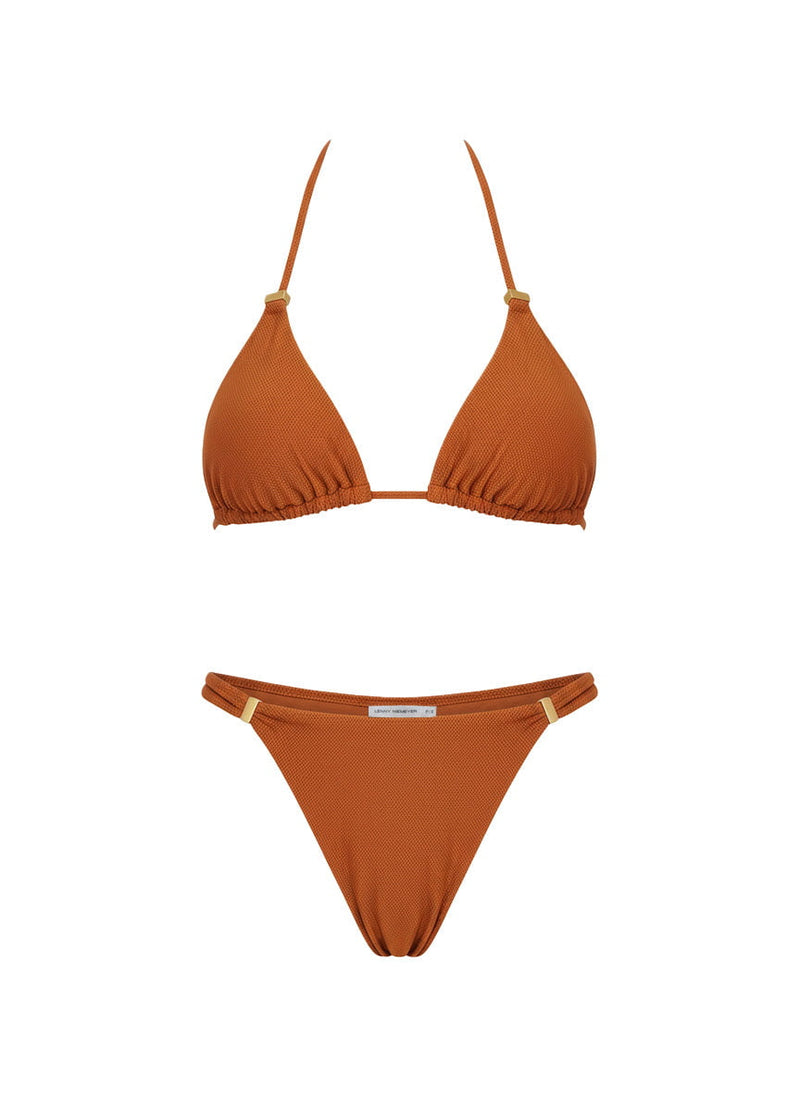Bikini Lenny Niemeyer Adjustable Halter Bikini Hazelnut Apoella