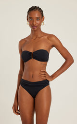 Bikini Lenny Niemeyer Bio Drop Bandeau Adjustable Lc Bikini Black Apoella