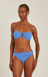 Bikini Lenny Niemeyer Drop Bandeau Ruched High Waist Bikini Riviera Apoella