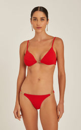 Bikini Lenny Niemeyer Triangle Snaffle Detail High Cut Bikini Paprika Apoella