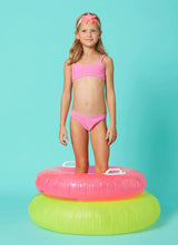 Bikini Marie Raxevsky Crinkle Bikini Pink Apoella