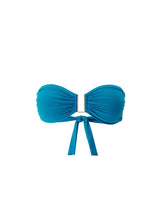 Bikini Melissa Odabash Barcelona Bandeau U Ring Bikini Top Teal Apoella