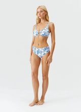 Bikini Melissa Odabash Bel Air Bikini Bottom Blue Leaf Apoella