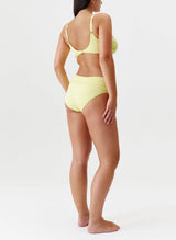 Bikini Melissa Odabash Bel Air Over The Shoulder Bikini Top Sunray Ribbed Apoella