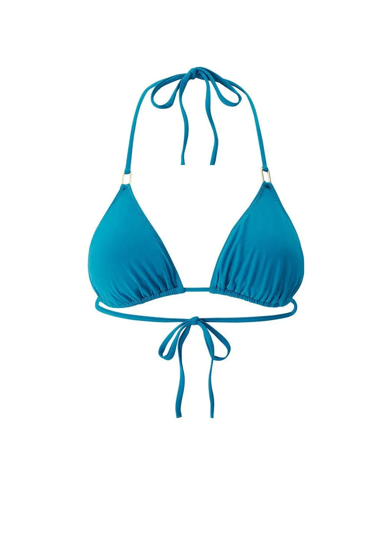 Bikini Melissa Odabash Cancun Triangle Bikini Top Teal Apoella