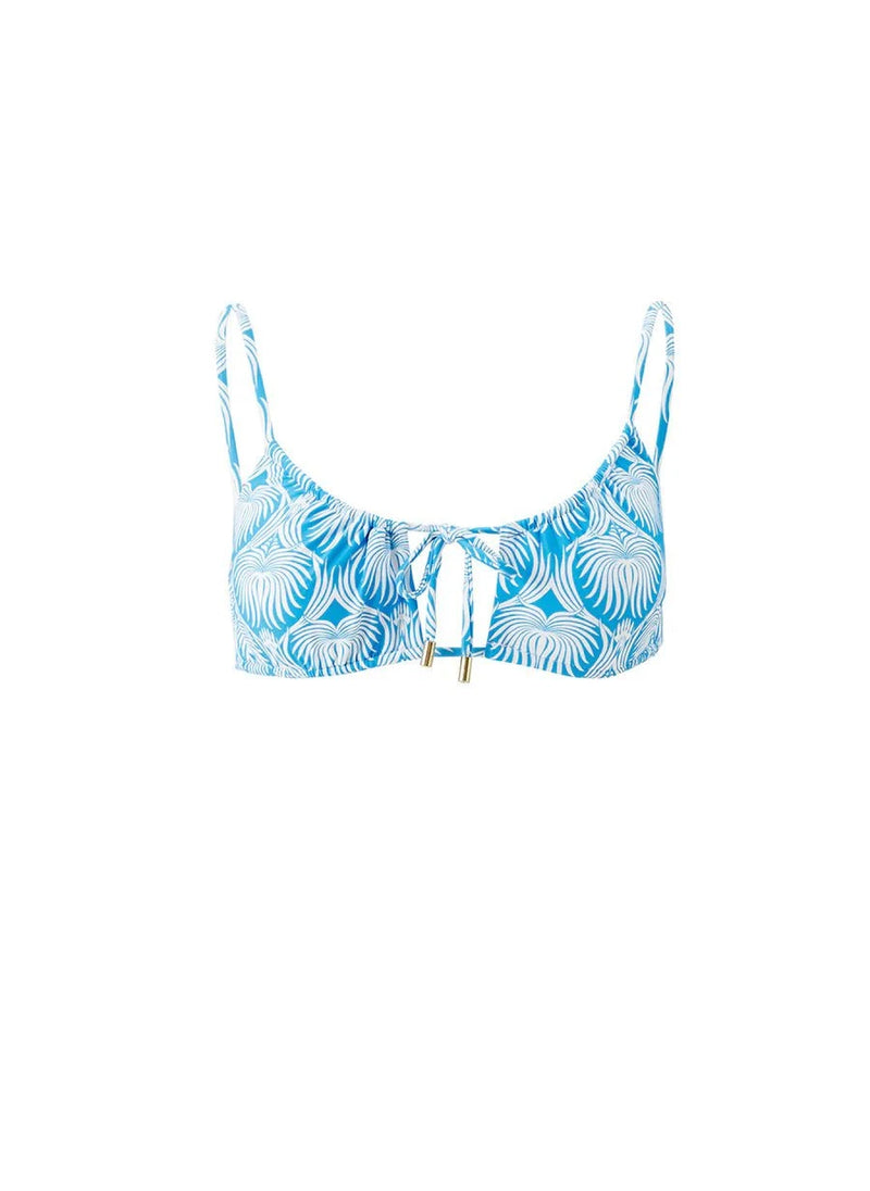 Bikini Melissa Odabash Egypt Tie Front Ruched Bikini Top Lotus Apoella