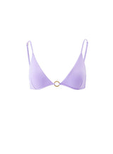 Bikini Melissa Odabash Greece Over The Shoulder Ring Detail Bikini Top Lavender Apoella