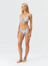 Bikini Melissa Odabash Key West Triangle Bikini Top Blue Leaf Apoella