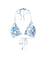 Bikini Melissa Odabash Key West Triangle Bikini Top Blue Leaf Apoella