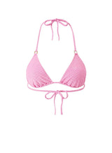 Bikini Melissa Odabash Maine Triangle Bikini Top Zigzag Pink Apoella