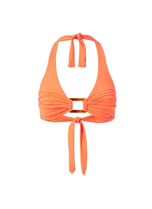 Bikini Melissa Odabash Paris Halterneck Bikini Top Orange Apoella