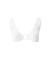 Bikini Melissa Odabash Phoenix Over The Shoulder Hoop Bikini Top White Apoella