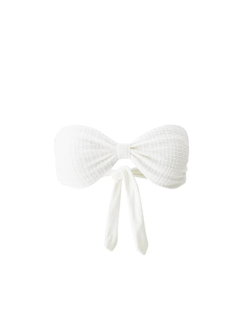 Bikini Melissa Odabash Stockholm Bandeau Tie Knot Bikini Top Squares Apoella