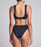 Bikini Stefania Frangista Ali Hoop Over The Shoulder Bikini Seersucker Blue Apoella