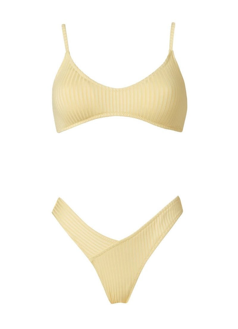 Bikini Stefania Frangista Astrid Athletic Bikini Rib Yellow Apoella
