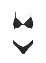 Bikini Stefania Frangista Calisa Cap Bikini Curly Black Apoella