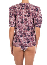 Blouses Emmanuela Swimwear Joy Puff Top Pink Floral Apoella