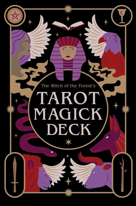 Books Leaping Hare Press The Witch Of The Forest's Tarot Magic Deck O/S Apoella