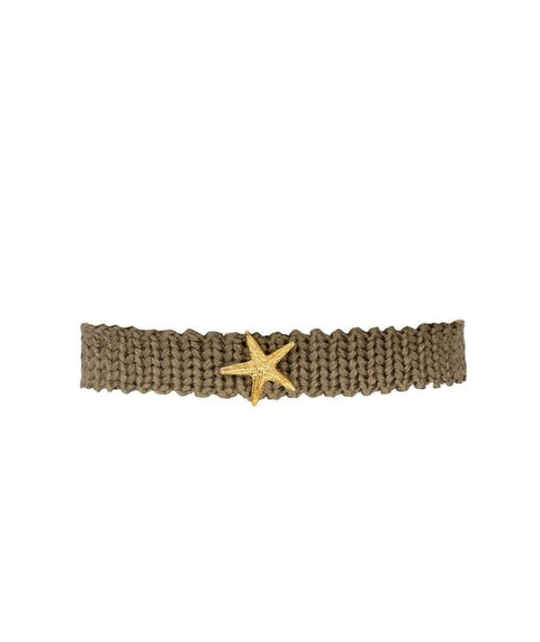 Bracelets Antonia Karra Starfish B Macrame Bracelet Taupe O/S Apoella