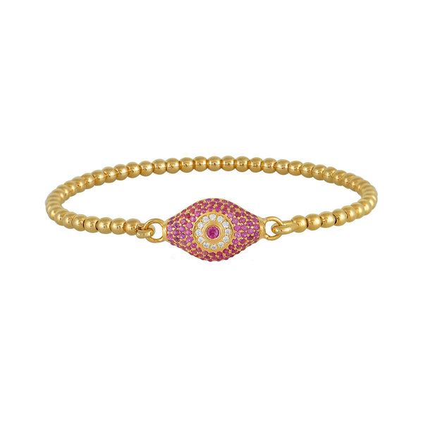 Bracelets Marianna Lemos Mini Gala Bracelet Gold/Pink Apoella