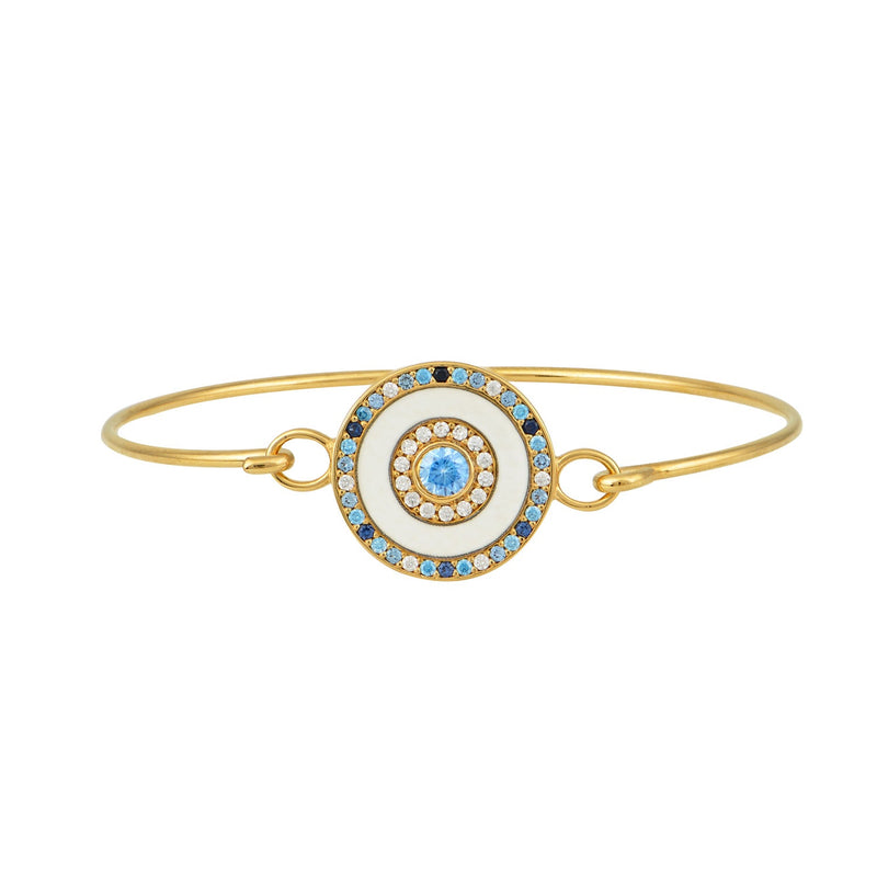 Bracelets Marianna Lemos Round Bracelet Gold/Blue Fade M/L M/L Apoella