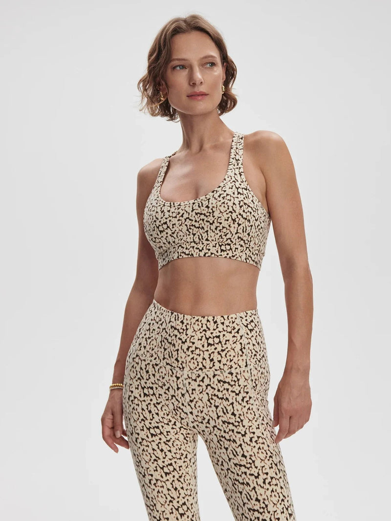 Bralette Varley Move Selma Bra Almond Leopard M / Almond Leopard Apoella